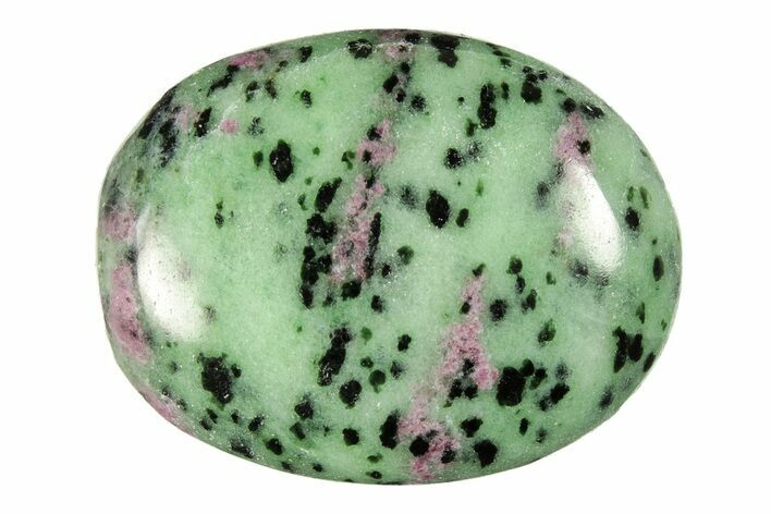 1.7" Polished Ruby Zoisite Pocket Stone - Photo 1